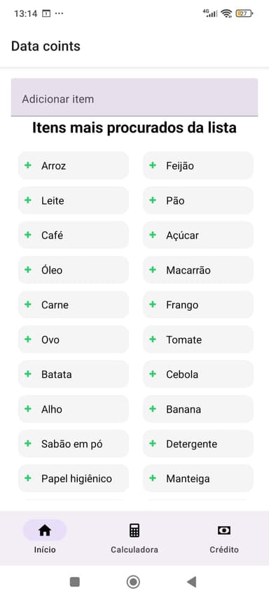 Aplicativo DataMoney