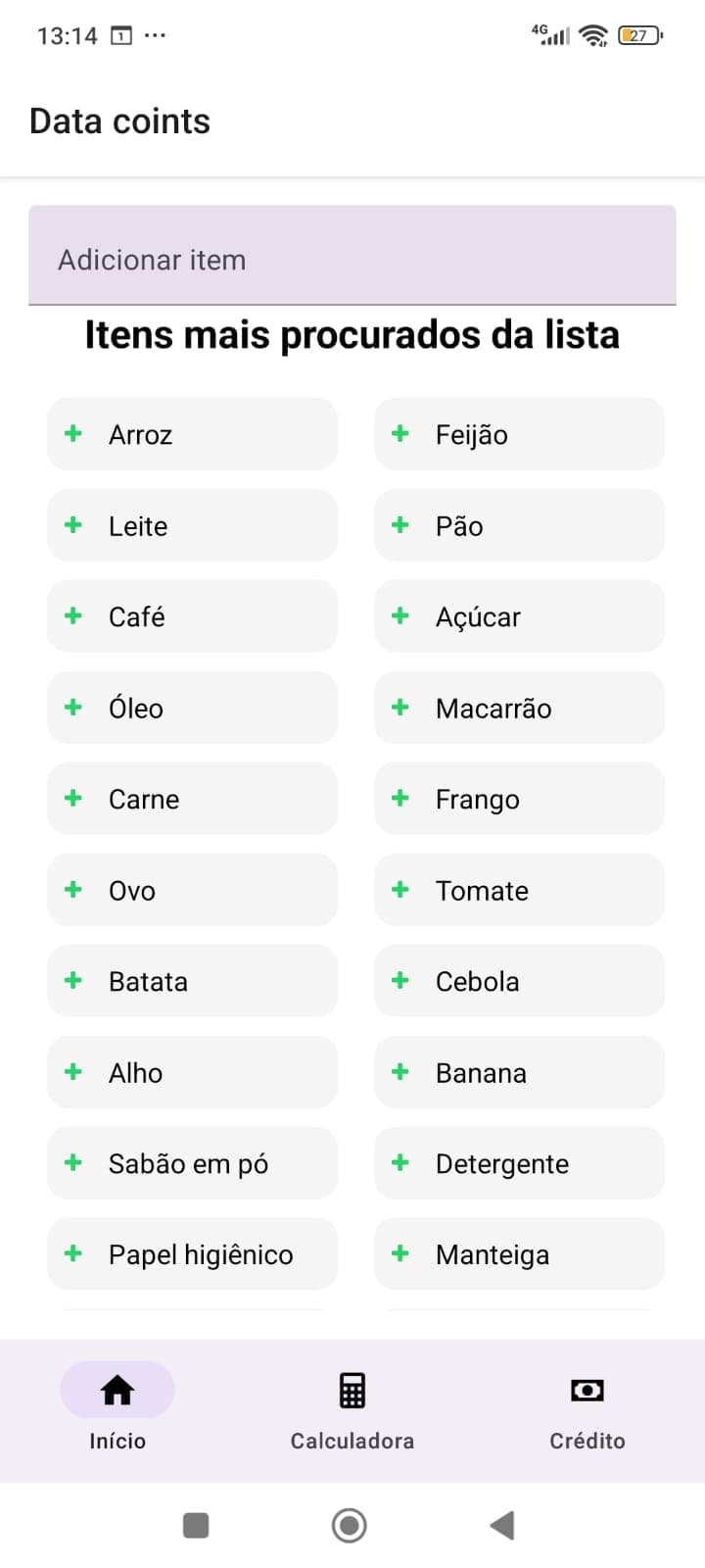 Aplicativo DataMoney